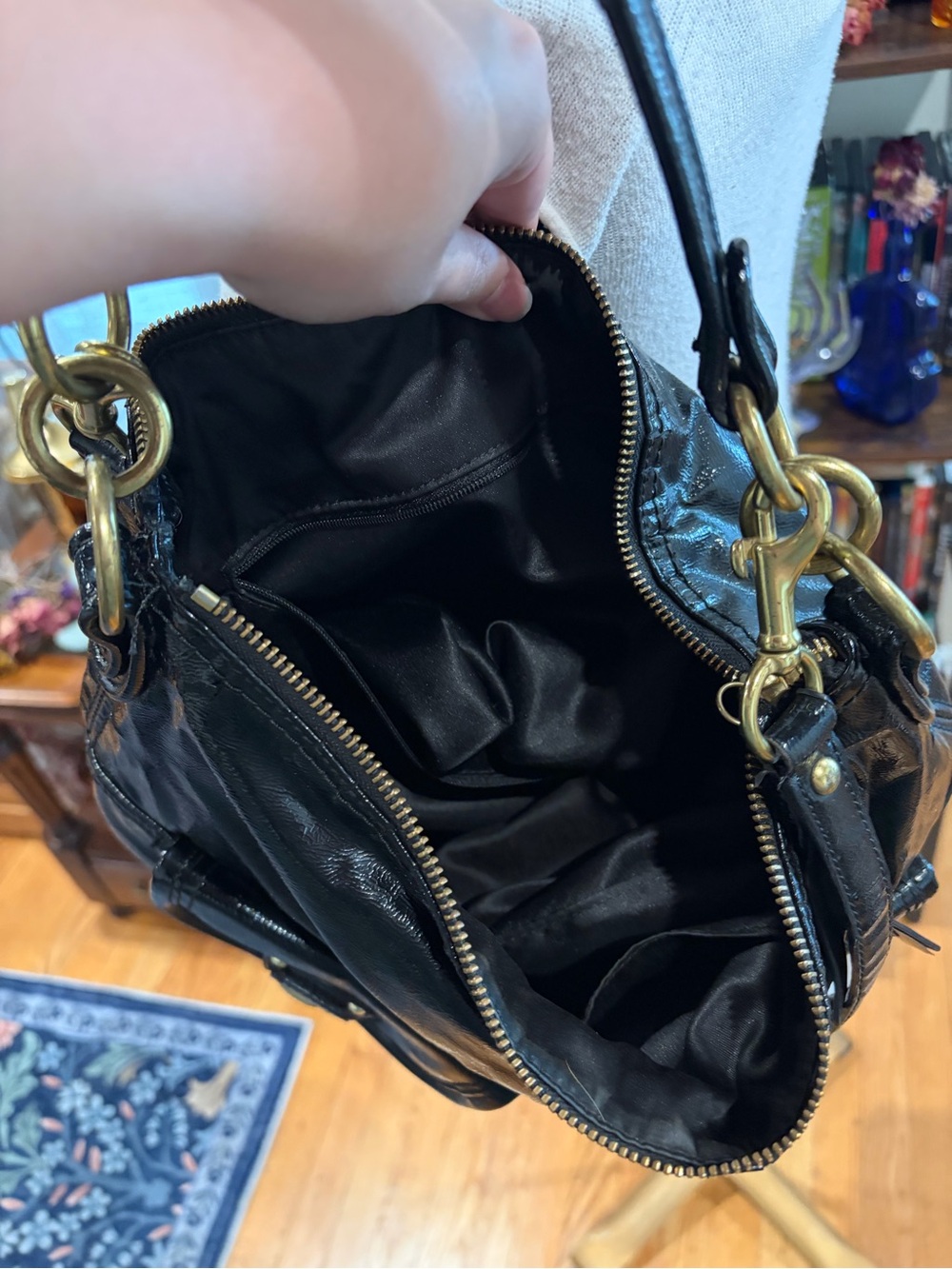 Black Coach Daisy Hobo Bag with Double Pockets - F23401 - Picture 4 of 11